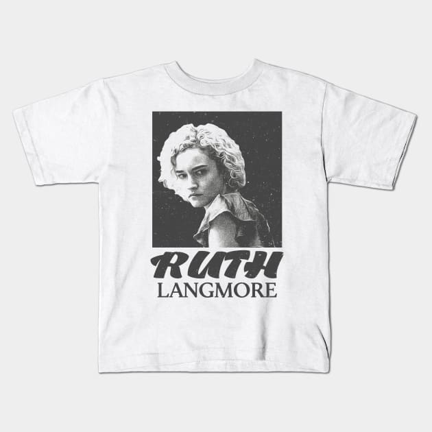 Vintage Ruth Langmore Kids T-Shirt by Mandegraph